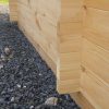 Blockhaus TWIST 4,0 x 6,0m mit 2 Räumen und Schlafboden
