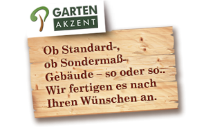 Garten Akzent Logo - gartenhaus verkauf online kaufen