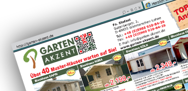 Unser Flyer 2018 ist da - erweitertes Gartenhäuser-Sortiment, gewohnte Qualität