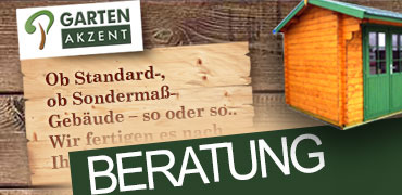 Gartenhäuser, Ferienhäuser aus Holz – bei Garten-Akzent