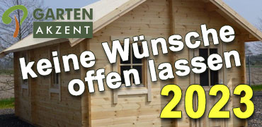 keine Wünsche offen lassen - Gartenhaus 2023