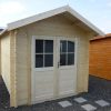 45mm Gartenhaus AHAUS 2,60 x 4,00m mit 28mm-Fußboden und Doppel-, Isolierverglasung – Bild 2