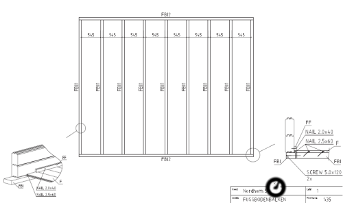44mm Gartenhaus NORDHORN 5,20 x 4,20 + 0,70m-Vordach mit Fußboden und Isolierverglasung – Bild 7