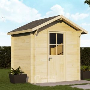 Gartenhaus MEPPEN 2,30 x 2,00m mit Fußboden und Befestigungsmaterial