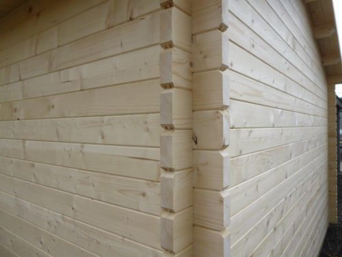 45mm Gartenhaus AHAUS 2,60 x 4,00m mit 28mm-Fußboden und Doppel-, Isolierverglasung – Bild 3