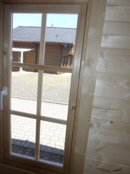 45mm Gartenhaus AHAUS 2,60 x 4,00m mit 28mm-Fußboden und Doppel-, Isolierverglasung – Bild 7