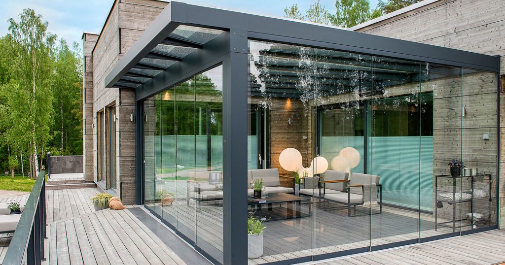 Alu-Terrassenüberdachung