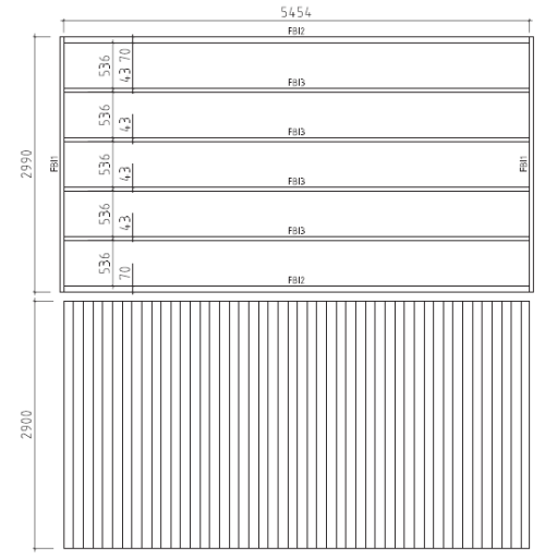 44mm Gartenhaus FLORENZ 5,75 x 3,20m mit Fußboden, Doppel-Isolierverglasung. Pultdach – Bild 8