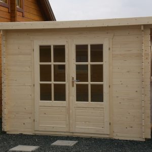 Gartenhaus ANKONA 3,00 x 3,50m mit Fußboden und Befestigungsmaterial