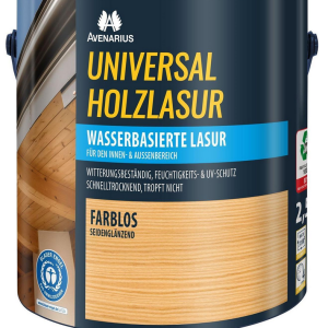 Universal-Holzlasur AVENARIUS – eine Marke der Remmers Gruppe 5l, farblos